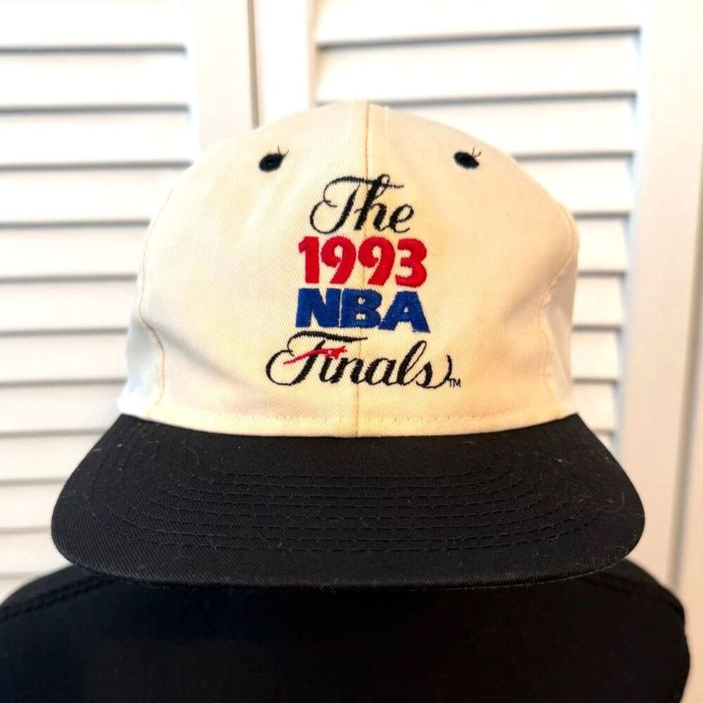 RARE Vtg 1993 NBA Finals Snapback Hat Sports Specialties Chicago Bulls 90s Cap